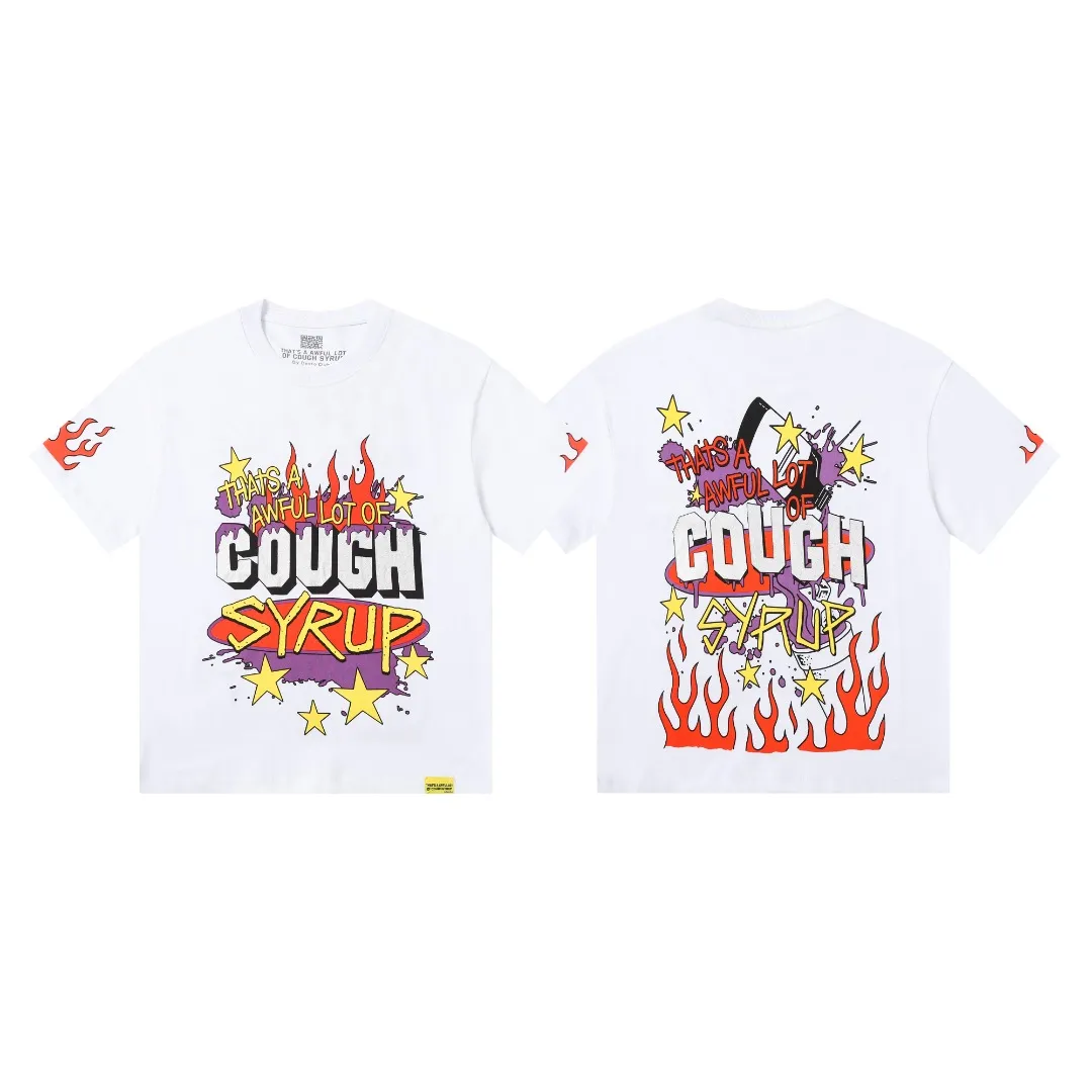 2245# / / ｜ THAT'S A AWFUL LOT OF COUGH SYRUP In Stock T （fabric):32 Sizes（size）：S-M L X L （colour）： / /